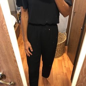 Express off the shoulder jumpsuit
